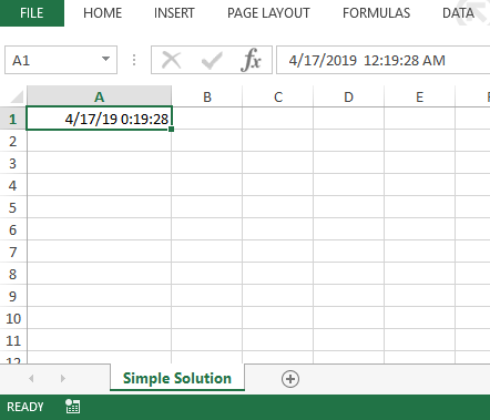 Apache POI to Create Excel Date Time Cell