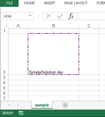 Excel output file for dash dot dot border style and orchid border color