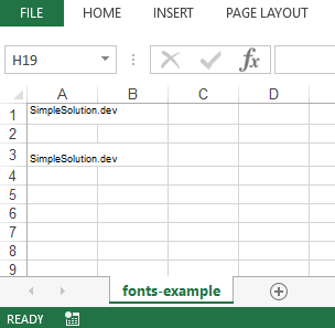 Apache POI Fonts Type Offset Super and Sub