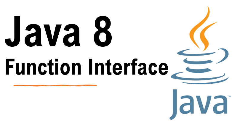 Function interface in Java 8