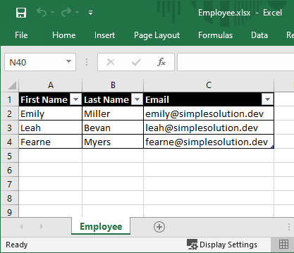 Insert a Row in Excel Using Apache POI