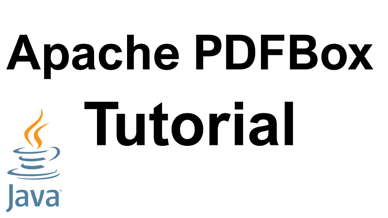 Java Apache PDFBox Tutorial