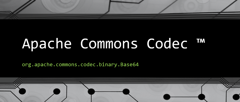 apache commons kodek binarny base64