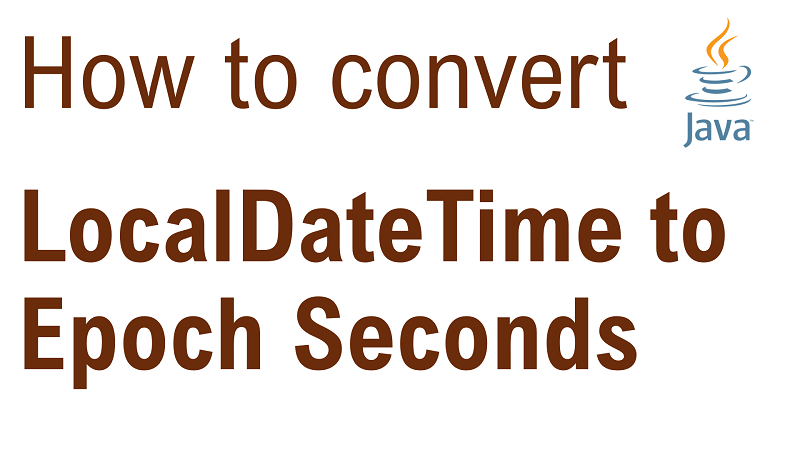 Date From Epoch Seconds Java