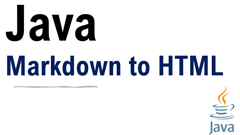 Java Convert Markdown to HTML using flexmark-java