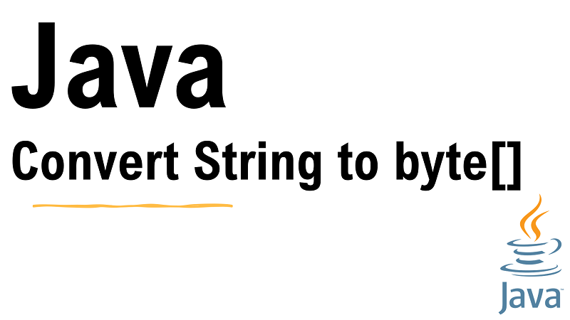 Java Convert String to Byte Array