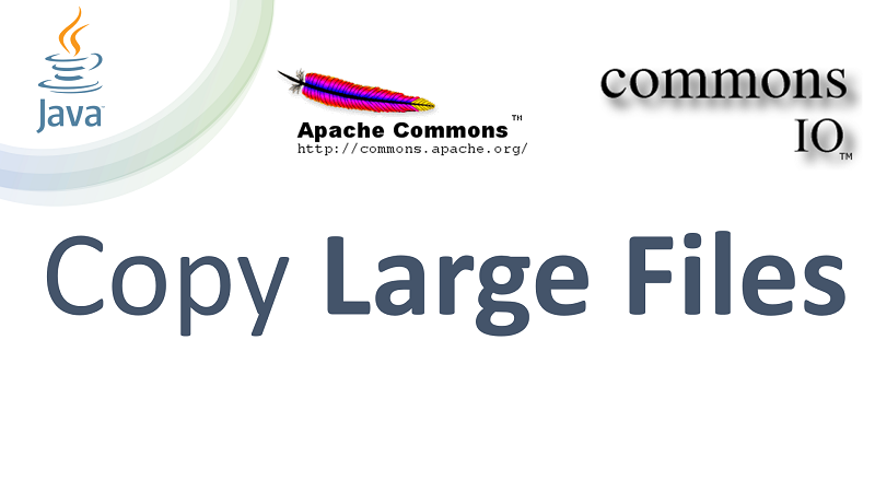 Copy Large File Contents in Java using Apache Commons IO