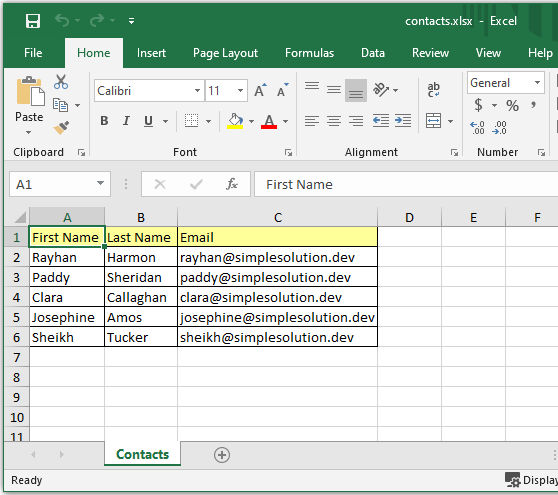 Java Create Excel File .xlsx using Apache POI