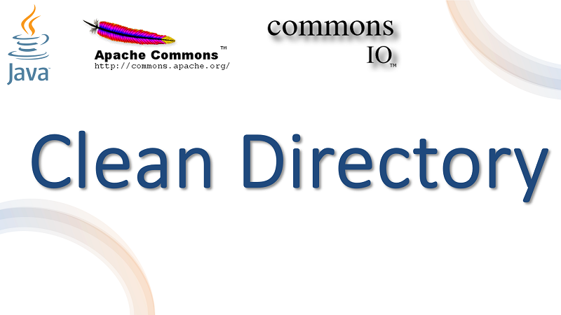 Java Delete All Files and Directories Inside a Directory using Apache Commons IO