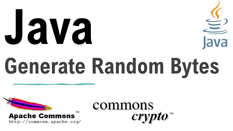 Java Generate Random Bytes using Apache Commons Crypto