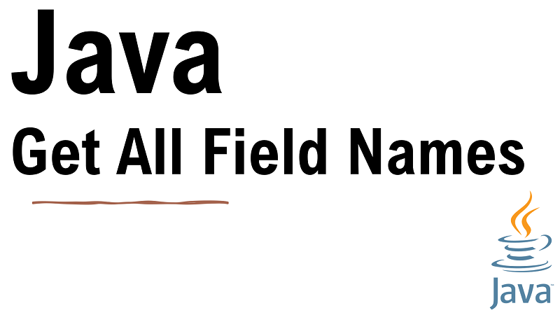 java-get-all-field-names-of-class