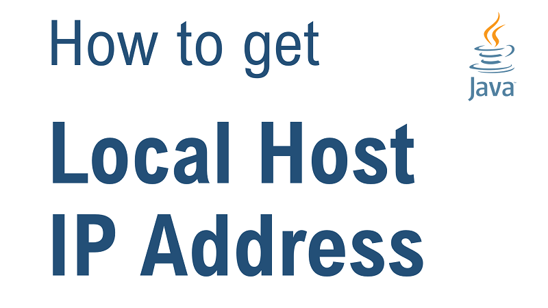 Java Get Local Host IP Address