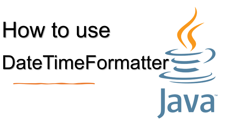 Java how to use DateTimeFormatter