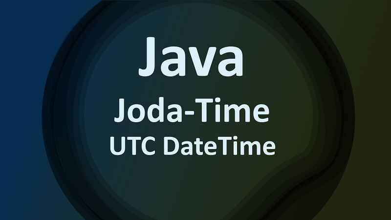 Joda-Time Create UTC DateTime in Java