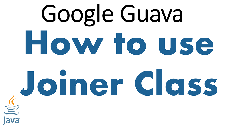 Java Join Strings Using Guava Joiner