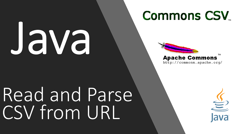 Read and Parse CSV Content from an URL in Java using Apache Commons CSV