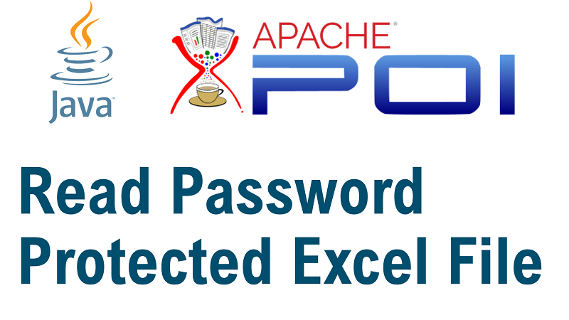 Java Read Password Protected Excel File using Apache POI