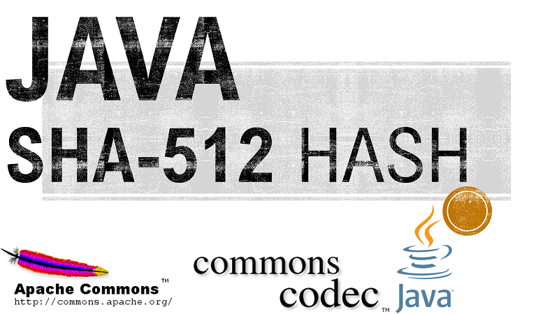 Java SHA-512 Hash using Apache Commons Codec