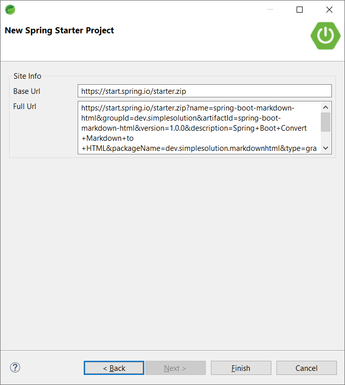 Spring Boot Convert Markdown to HTML using CommonMark