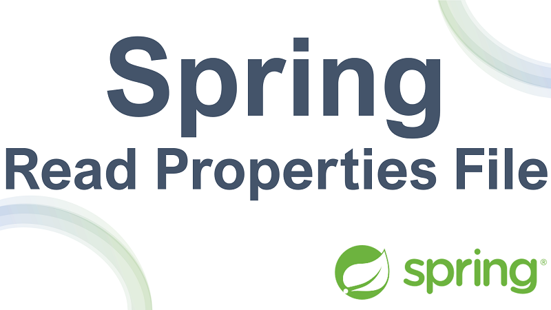 Spring Read Properties File using ResourceUtils