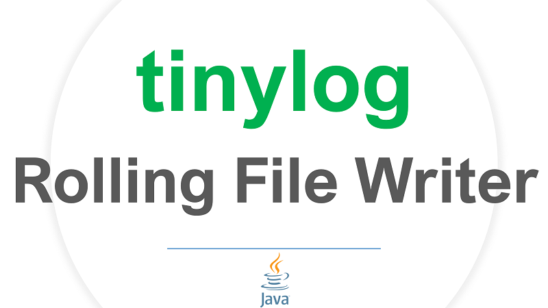Java tinylog Rolling File Writer
