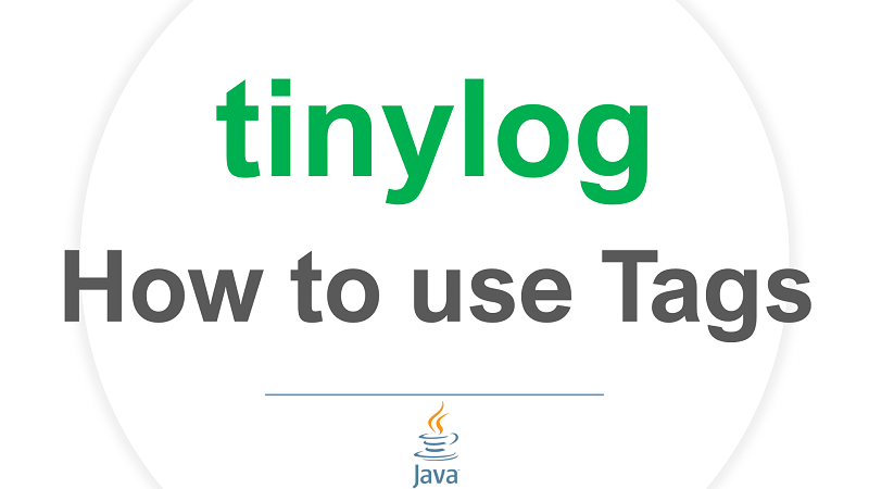 Java tinylog Tags to Different Log Files