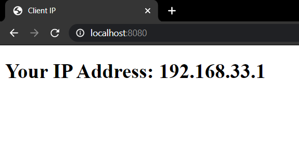 Demo Spring Boot Web Project Get Client IP Address